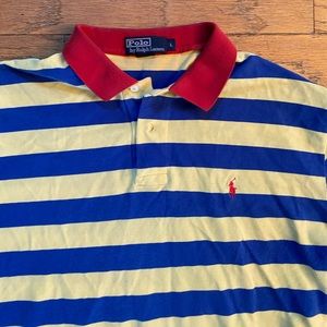 Vintage Ralph Lauren Polo Stripe Shirt L Superman